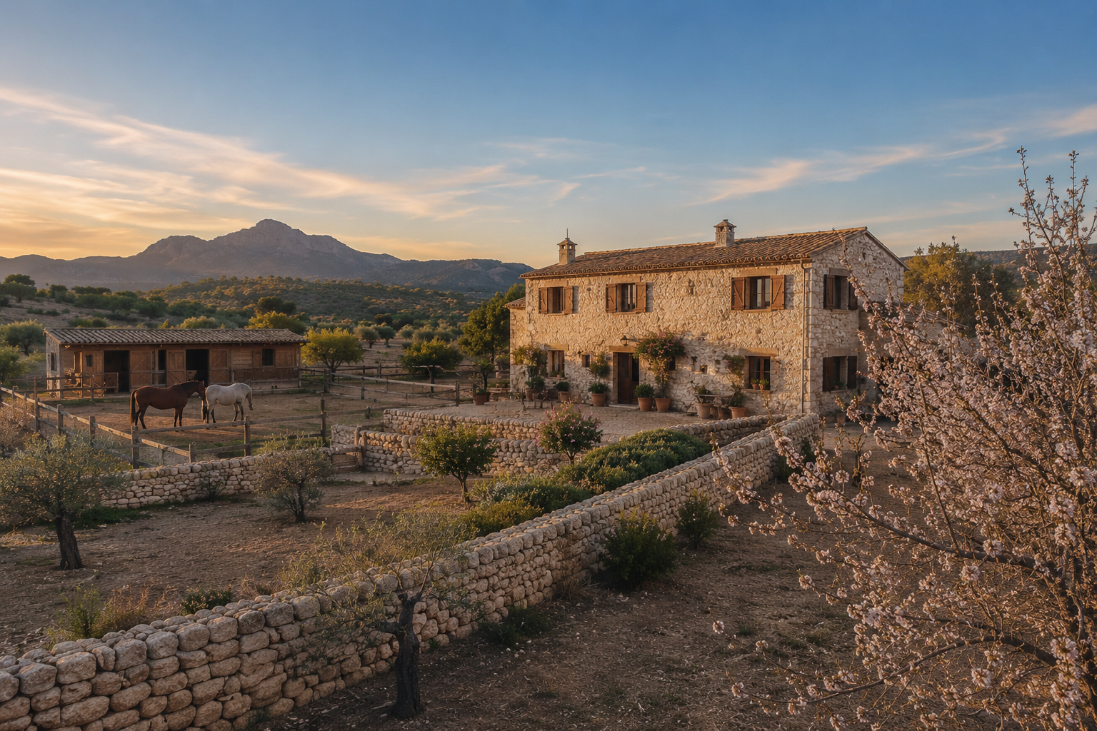 traditional spanish country house